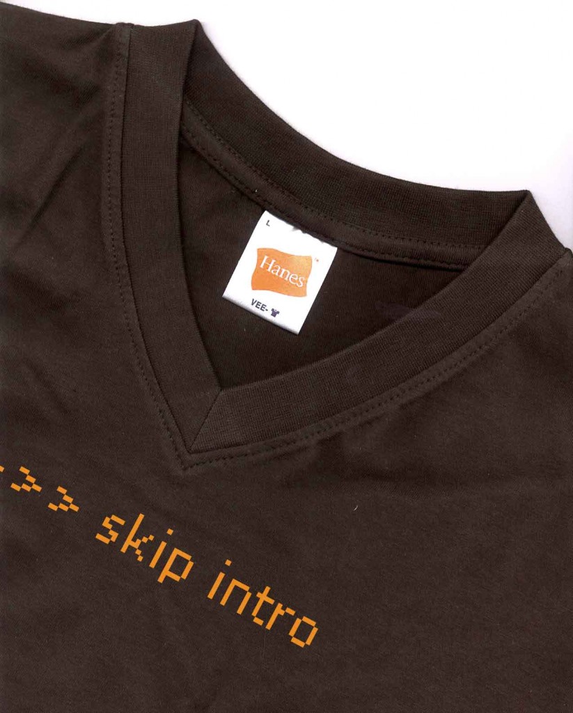 skip intro, T-Shirt, 2001